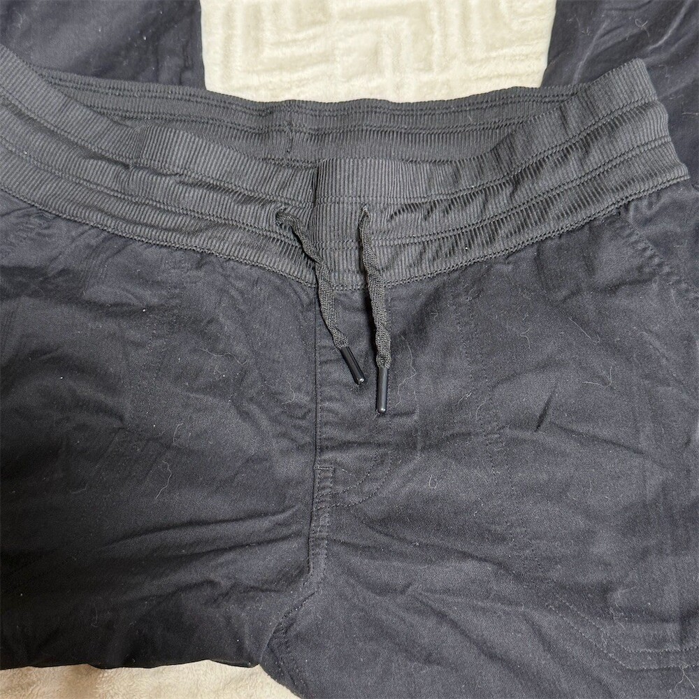 The North Face Outdoor Pants Womens Size M Black Lightweight Drawstring